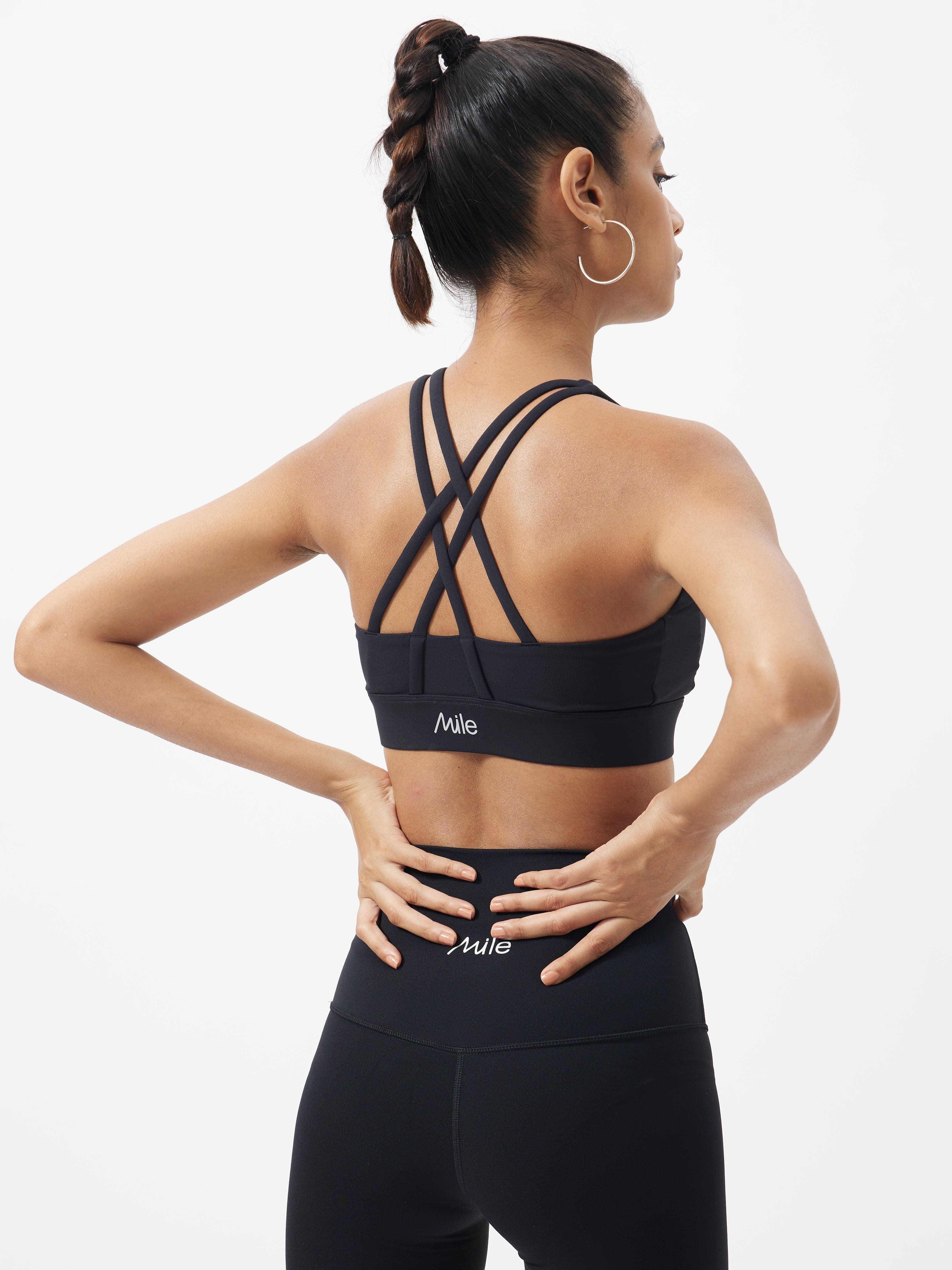 Coal Cross Back Sports Bra